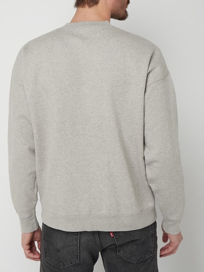 Levi's® Line 8 Oversized Sweatshirt mit Logo-Print  Mittelgrau Melange 5