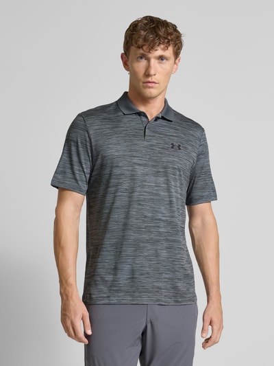 Under Armour Regular Fit Poloshirt mit Logo und Knopfleiste Mittelgrau 4
