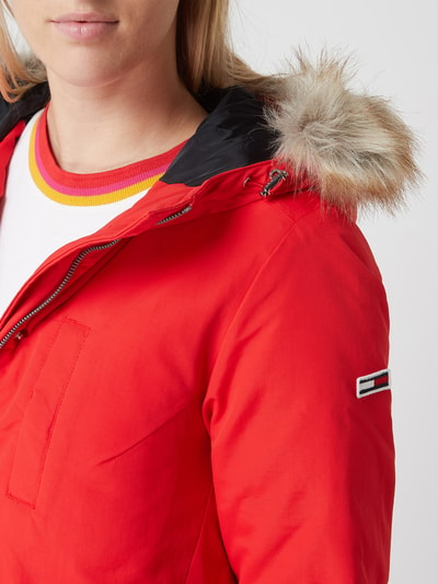 Tommy Jeans Parka met vulling van donsveren Rood - 3