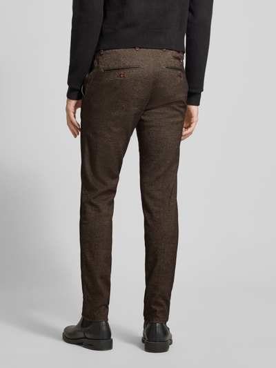 Brax Stoffhose mit französischen Eingrifftaschen Modell 'Fabio' Beige 5