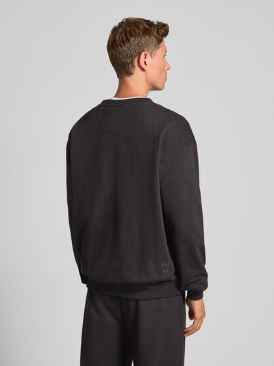 CARLO COLUCCI Sweatshirt mit Rundhalsausschnitt Black 5