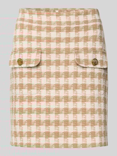 SEDUCTIVE Minirock mit aufgesetzten Pattentaschen Modell 'PARIS' Camel 2