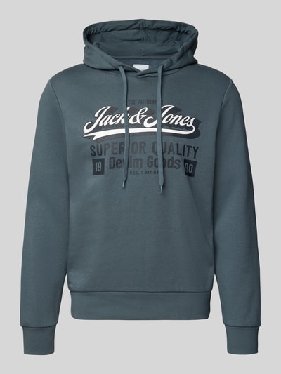 JACK & JONES Hoodie mit Kapuze Blau 2