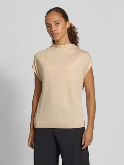 COMMA regular fit blouse van lyocellmix Zand - 4