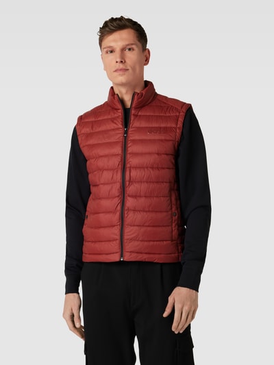 BOSS Bodywarmer met opstaande kraag, model 'Calano' Bordeaux - 4