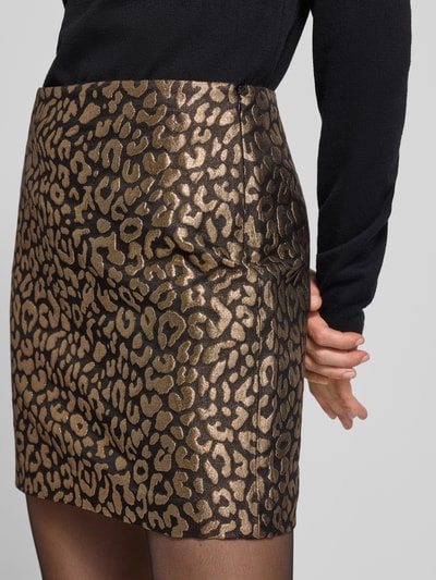 Lauren Ralph Lauren Bleistiftrock im Allover-Look Metallic Black Melange 3