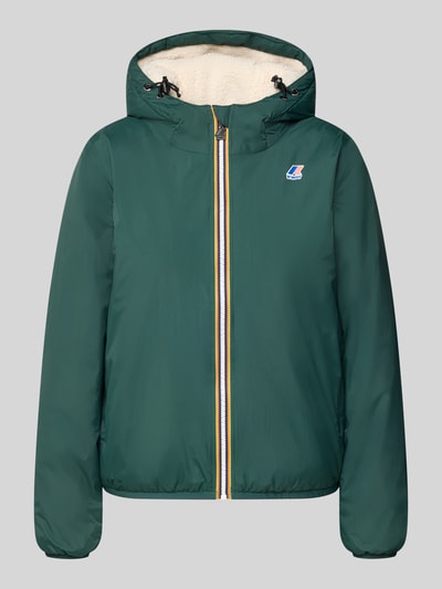 K-WAY Regular Fit Jacke mit Logo-Print Modell 'CLAUDETTE' Dunkelgruen 1
