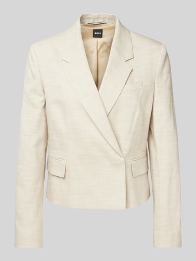 BOSS Blazer mit Brustleistentasche Modell 'Jaleto' Beige 1