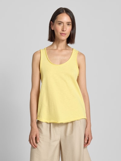 Smith and Soul Trägertop mit Rundhalsausschnitt Pastellgelb 4