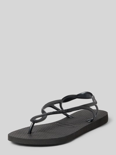Havaianas Sandalen mit Logo-Detail Black 1