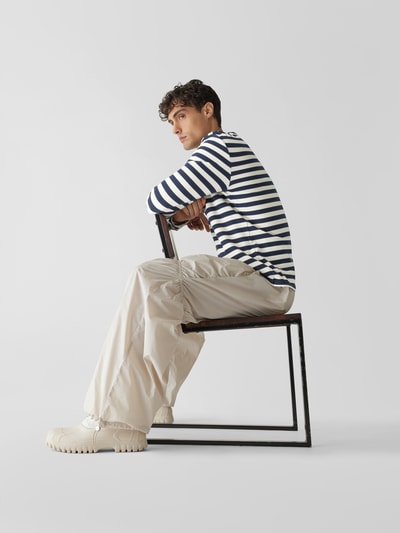 Iro Longsleeve mit Streifenmuster Dunkelblau 6