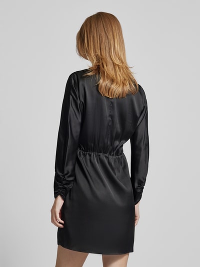 Guess Knielanges Kleid mit Umlegekragen Modell 'TANYA' Black 5