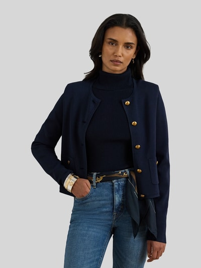 Lauren Ralph Lauren Regular Fit Blazer aus Viskose-Mix mit Knöpfen Marine 4
