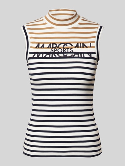 Marc Cain Top met col Marineblauw - 2