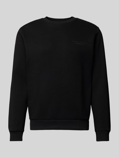 Jack & Jones Sweatshirt mit Label-Print Black 1