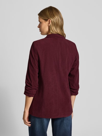PIECES Taillierter Kurzblazer mit 3/4-Arm Modell 'BOSELLA' Bordeaux 5