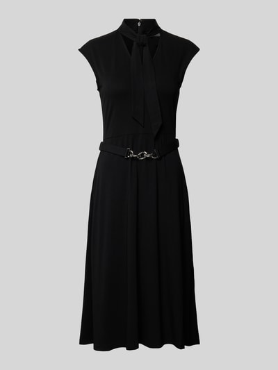 Lauren Ralph Lauren Midikleid mit Taillengürtel Modell 'JEANDELIO' Black 2