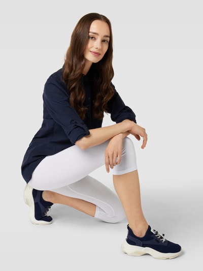 Fransa Leggings mit elastischem Bund Modell 'Zokos' Weiß 3