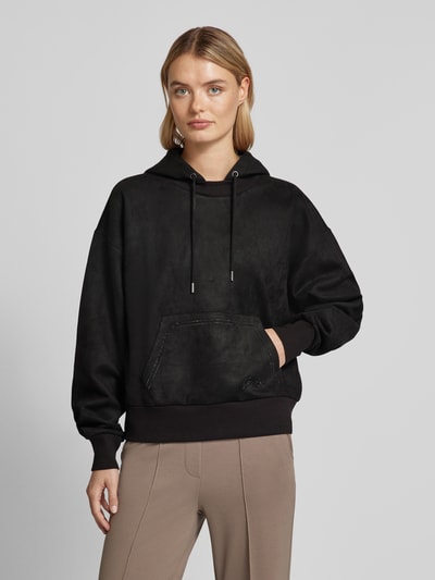 Guess Hoodie mit Strasssteinbesatz Black 4