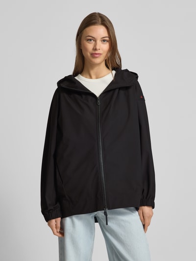 Peuterey Jacke mit Zweiwege-Reißverschluss Modell 'Ostenda' Black 4