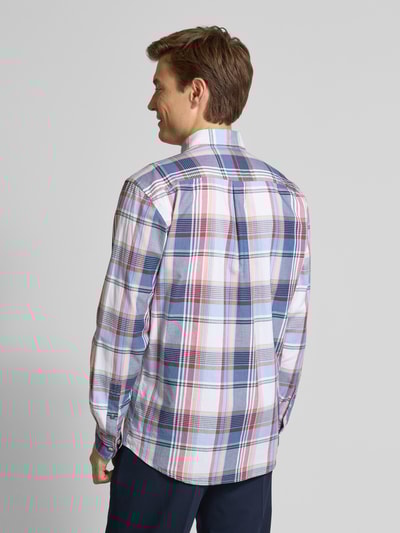 Fynch-Hatton Regular Fit Freizeithemd mit Logo-Stitching Modell 'Oxford' Koralle 5