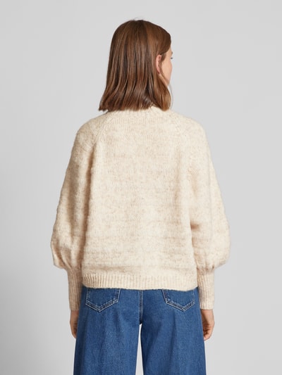 Only Heerlijk zachte pullover met ronde hals, model 'CELINA' Ecru - 5