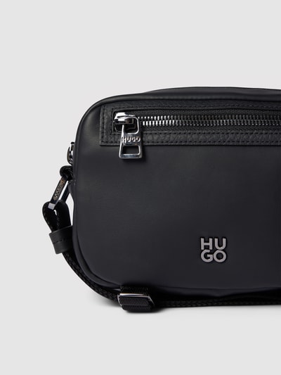 HUGO CLASSIFICATION Crossbody Bag mit Label-Detail Modell 'Elliott' Black 3