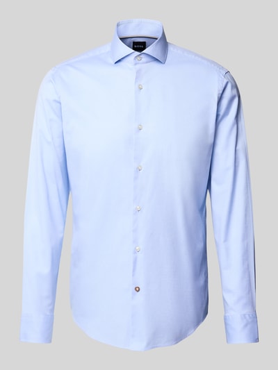 BOSS Regular Fit Business-Hemd mit Haifischkragen Bleu 2