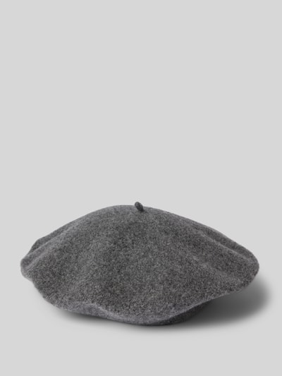 Loevenich Baskische baret van zuivere wol Donkergrijs - 1