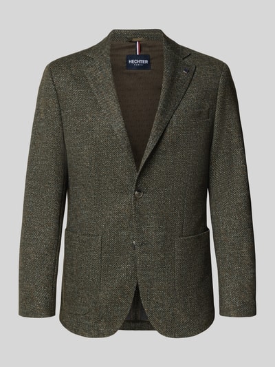 HECHTER PARIS 2-Knopf-Sakko mit Reverskragen Gruen 2