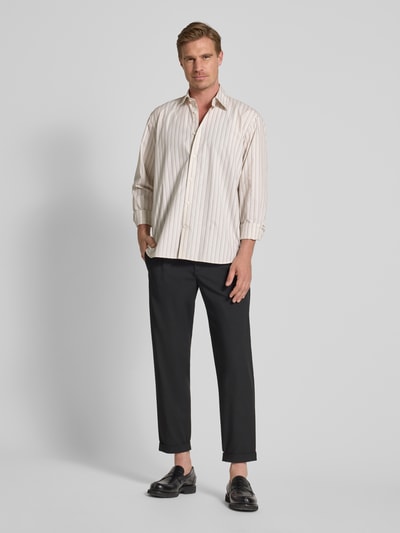 SELECTED HOMME Relaxed Fit Freizeithemd aus reiner Baumwolle 'RELAXBEN' Sand 1