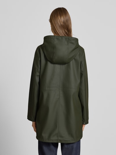 Vero Moda Regular fit functioneel jack met tunnelkoord in de taille, model 'MALOU' Kaki - 5