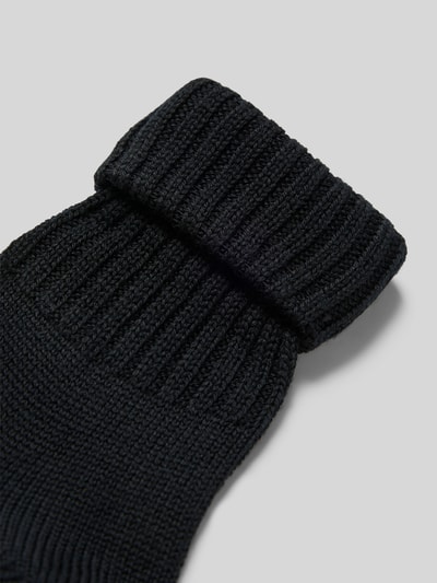 Burlington Socken mit Label-Detail Modell 'PLYMOUTH' Black 2