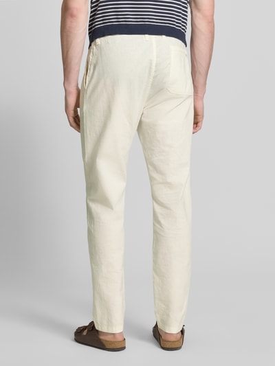 s.Oliver RED LABEL Relaxed Fit Hose aus Leinen-Baumwoll-Mix Weiss 5