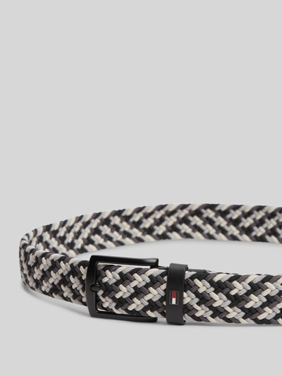 Tommy Hilfiger Pleciony pasek model 'DENTON' BLACK 2