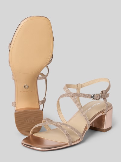 Tamaris Sandaletten mit Dornschließe Rose Gold 4
