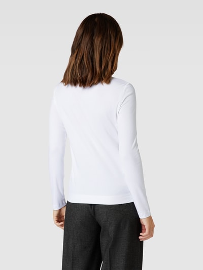 Christian Berg Woman Longsleeve mit Polokragen Weiss 5