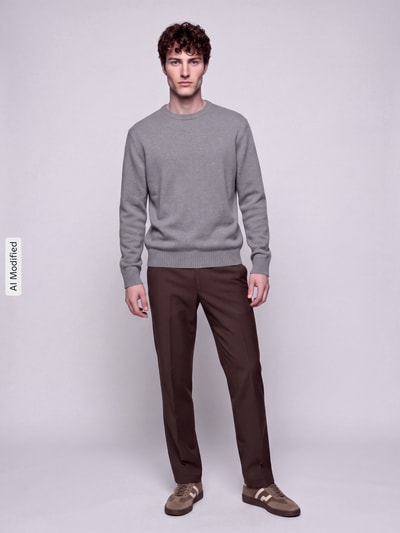ONLY & SONS Pullover mit Strukturstrick Hellblau 1