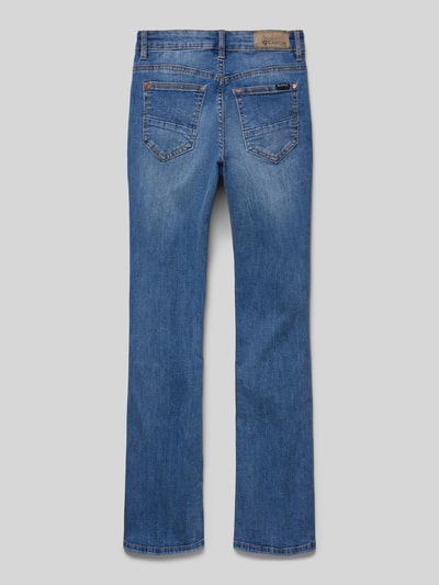 Garcia Flared Cut Jeans mit 5-Pocket-Design Modell 'Rianna' Blau 3