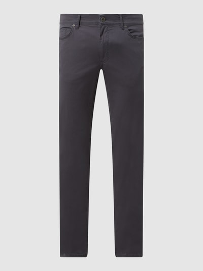 Brax Straight fit broek met stretch, model 'Cadiz' Middengrijs - 2