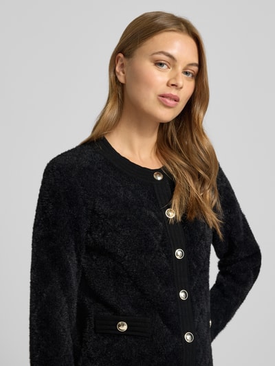 More & More Vest met knoopsluiting Zwart - 3