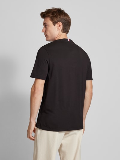 Tommy Hilfiger T-Shirt mit Brusttasche Black 5