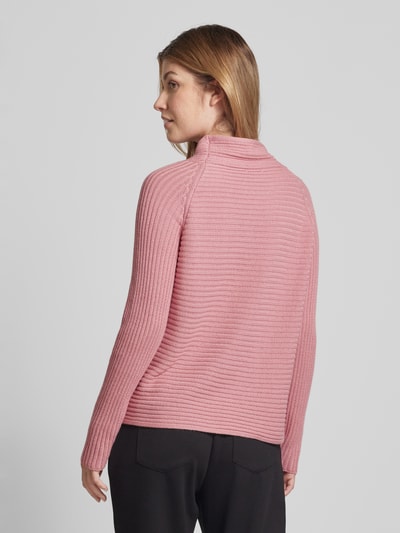 monari Gebreide pullover met tunnelkoord Roze - 5