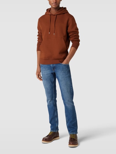 Mango Hoodie mit Känguru-Tasche Modell 'bono' Camel 1