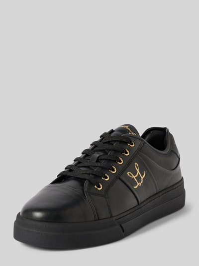 Leandro Lopes Sneaker mit Label-Detail Modell 'Felix' Black 1