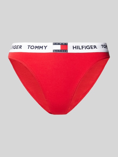 TOMMY HILFIGER Slip mit elastischem Logo-Bund Rot 1