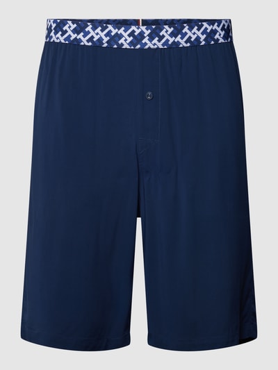 Tommy Hilfiger Pyjama-Shorts aus Viskose Modell 'WOVEN' Marine 1