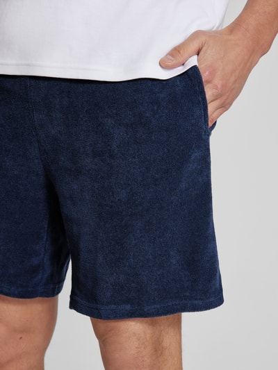 Christian Berg Men Sweatshorts met steekzakken Marineblauw - 3