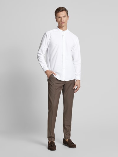BOSS Koszula casualowa ze stójką model ‘Cole’ Biały 1