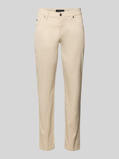 bugatti Regular Fit Hose mit Eingrifftaschen Modell 'CORDOBA' Sand 2